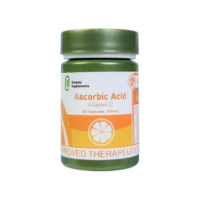 Simplee Supplements Ascorbic Acid Vitamin C (60 Capsules)